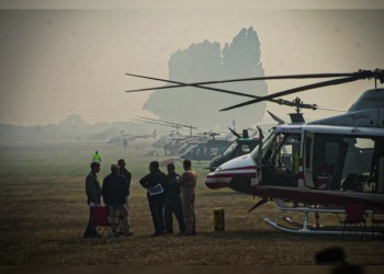 Drama en Valle Magdalena por los incendios: el humo impide el despegue de helicópteros hidrantes