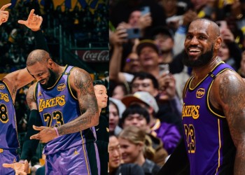NBA: el impresionante clip de LeBron James con 3 triples en menos de un 1 minuto frente a los Warriors