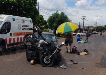 Una mujer murió en un choque entre auto y moto en Posadas