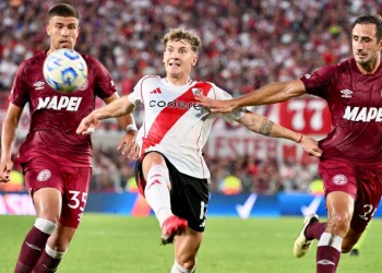 Con gol de Borja, River se impuso a Lanús en el Monumental