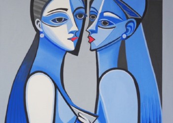 Obras maestras pintadas con los colores primarios