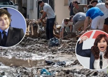 CFK criticó a Milei por no ir a Bahía Blanca y recordó su visita a Misiones tras el tornado
