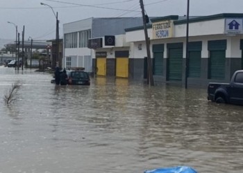 Fuertes lluvias generaron graves inconvenientes en Comodoro Rivadavia