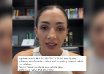 Thelma Fardin: “Cinco jueces volvieron a encontrar culpable a mi abusador”