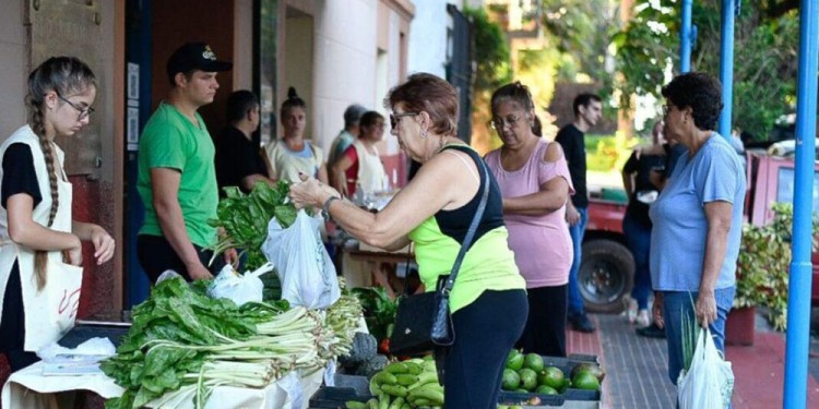 APOYO. El trabajo mancomunado con organismos provinciales permite el crecimiento de los feriantes.
