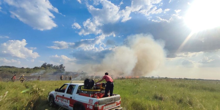 REGISTRO. Posadas y Santa Ana fueron los sitios con mayor cantidad de hectáreas de malezas quemadas.