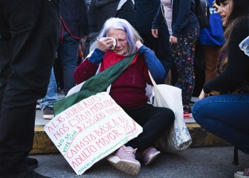 “Se habló de la represión y no de que cinco millones de jubilados se mueren de hambre”