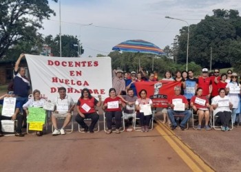 Tras los descuentos por el paro, docentes del MPL iniciaron una huelga de hambre