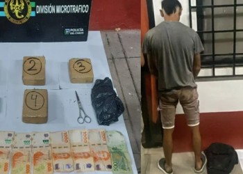 Misionero cayó en Chaco con marihuana en el baúl de la moto
