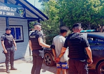 Dos jóvenes fueron detenidos en Oberá por amenazas y disturbios en la vía pública