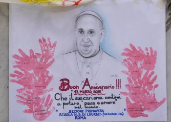 Un “estable” papa Francisco celebró sus doce años de pontificado