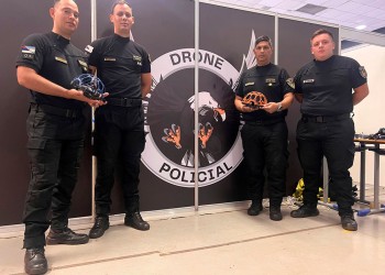 Policía de Misiones en el Congreso Internacional de uso de drones