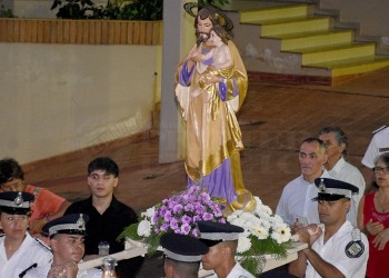 Procesión para conmemorar a San José, patrono de Posadas