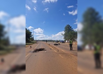 Tres heridos en choque entre motos sobre la ruta nacional 14