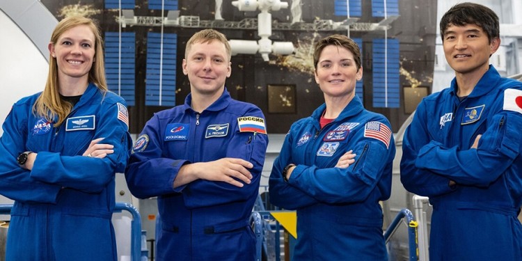 Los astronautas norteamericanos Anne McClain y Nichole Ayers, el japonés Takuya Onishi y el cosmonauta ruso Kirill Peskov, reemplazarán a los dos austronautas de la NASA que hace casi un año están en la EEI.