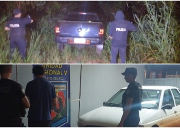 Recuperaron tres vehículos robados y detuvieron a dos implicados
