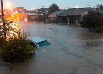 Temporal y caos en Bahía Blanca