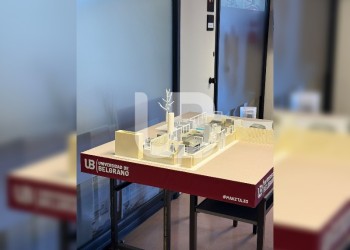 Joven misionero diseñó la maqueta de la casa donde murió Maradona