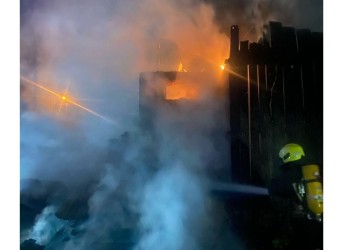 Un cortocircuito provocó el incendio de una vivienda en Jardín América