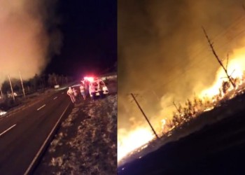 Ituzaingó: incendio de malezas afectó la zona de paraje Santa Tecla