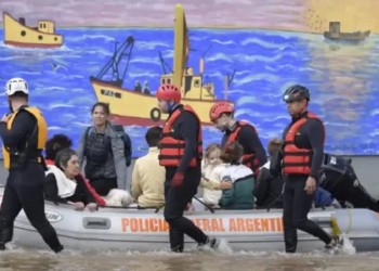 Bahía Blanca: operativo de las fuerzas federales para ayudar a los damnificados tras el temporal