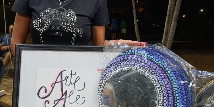 Emprendedora María Alejandra Osorio. En Instagram: @arteale2024