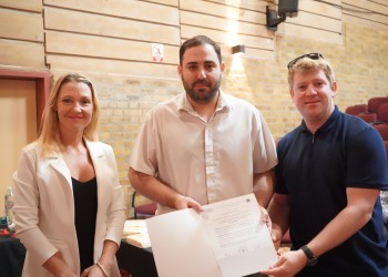 Empresarios de Alem plantearon preocupaciones y reclamos a Matías Sebely