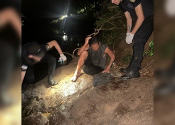 Mochilero se salvó de milagro al caer en una toma de agua en El Soberbio