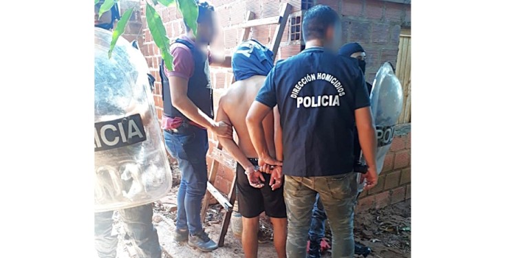 “MONITO” ACORRALADO. Fue detenido el mismo día del crimen, 9 de agosto de 2020.