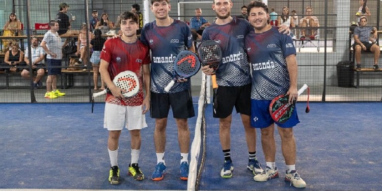 VICTORIA. Coronas y López derrotaron a Wolhein y Morel en la final de Tercera.