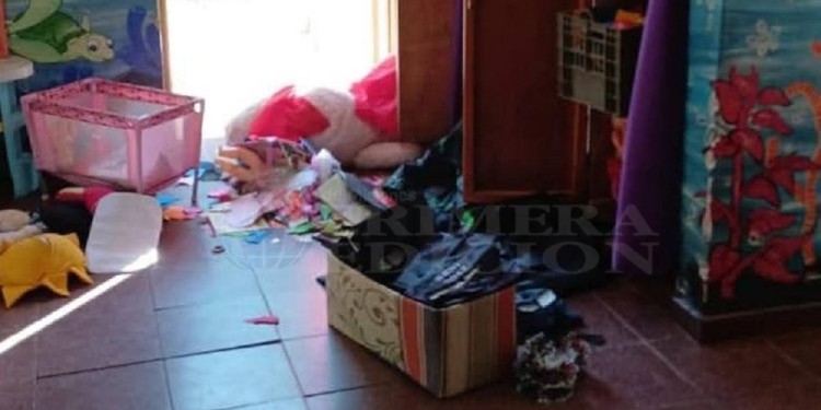 DESPARRAMO. En la Escuela 41 ayer no se pudo iniciar el ciclo lectivo.