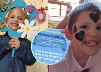 Movida solidaria por Santino: niño posadeño necesita 600 mil euros para tratarse en España