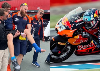 Domingo negro para Valentín Perrone en el GP de Argentina