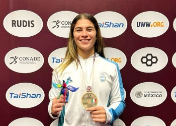 Camila Amarilla se colgó la de bronce en el Panamericano de Lucha Olímpica