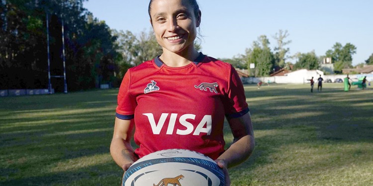 CAPITANA. Paula Pedrozo es la referente del seleccionado femenino de seven.