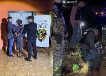 Capturaron al hombre que estaba prófugo tras hundirse la canoa en la que navegaba