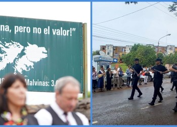Apóstoles y Oberá también rindieron homenaje a los héroes de Malvinas