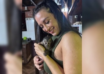 Polémica entre una influencer misionera y una ONG por la exhibición de un mono capuchino como mascota