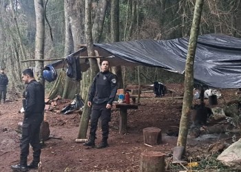 San Pedro: desmantelan campamento ilegal con animales faenados y varias motos