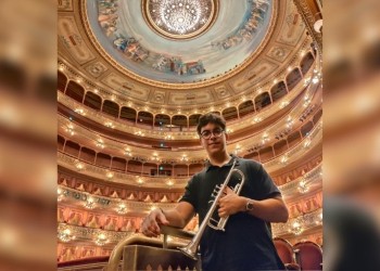 Joven trompetista misionero se abre camino en Buenos Aires