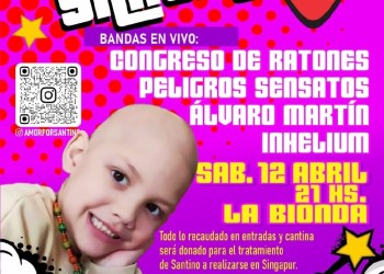 Este sábado, el Under posadeño se une por Santino en La Bionda