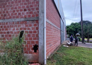 Boquetero quiso llevarse decenas de latas de pintura