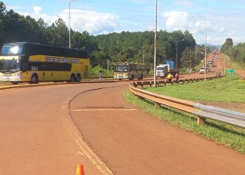 Finalizó el corte de la ruta 12 en Eldorado