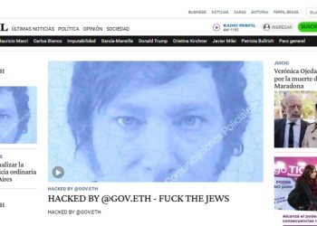 Hackearon la web de un reconocido medio y publicaron la foto DNI de Javier Milei