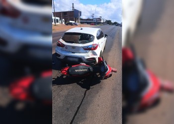 Motoclista resultó herido en un accidente en Posadas