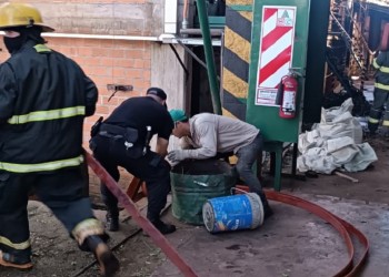 Se incendiaron parte de un secadero y 25 toneladas de yerba mate