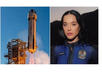 Jeff Bezos puso en órbita a su prometida y a Katy Perry