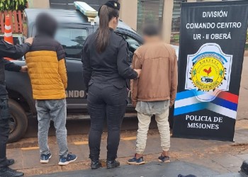 Oberá: dos menores fueron demorados tras robar en barrio Schuster