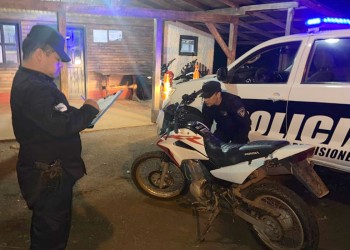 Recuperan dos motos robadas en Buenos Aires y un tractor sustraído en Dos de Mayo