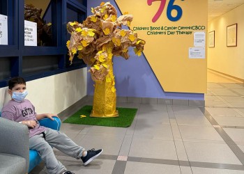 Santino en Singapur: una infección podría demorar la quimioterapia hoy